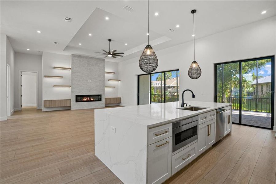 Furnished interior view inside a new home in , Nokomis (Image 18).
