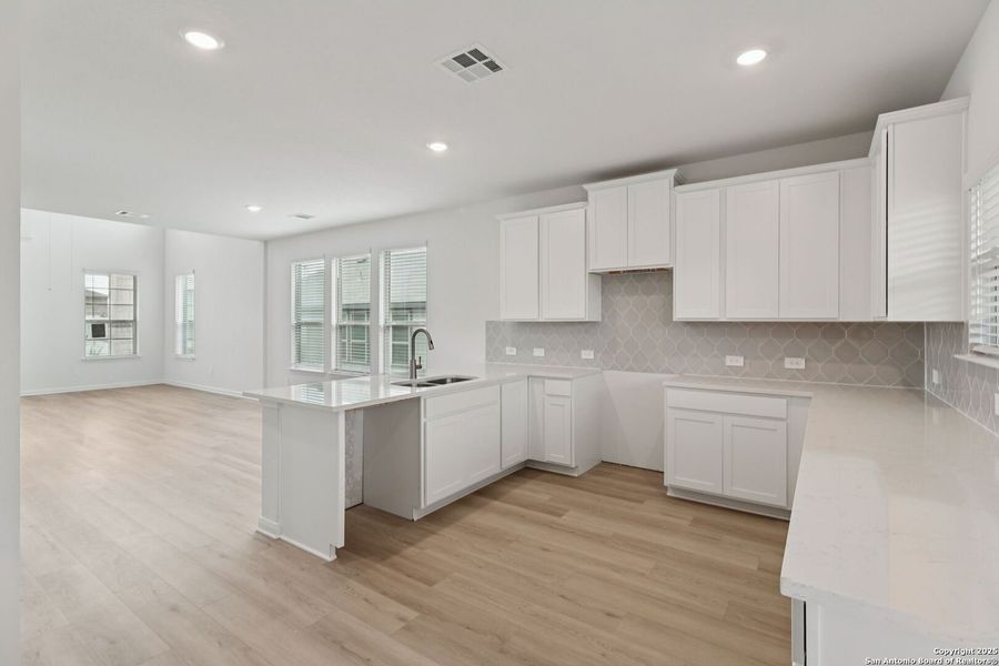 Furnished interior view inside a new home in Royal Crest, San Antonio (Image 8). Furnished interior view inside a new home in Royal Crest, San Antonio (Image 8).