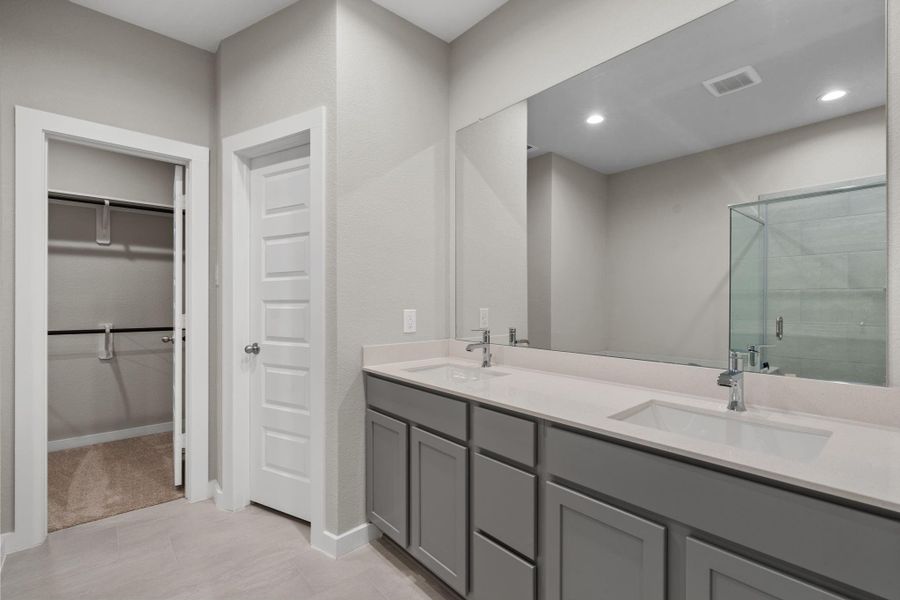 Furnished interior view inside a new home in Cypresswood Landing, Humble (Image 11).