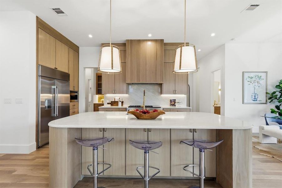 Furnished interior view inside a new home in , Dallas (Image 13).