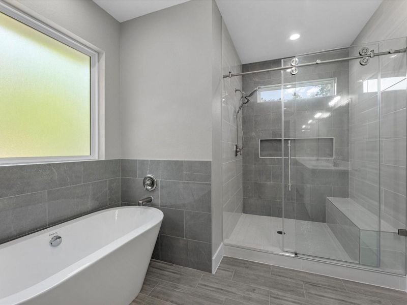 Furnished interior view inside a new home in , Houston (Image 16).