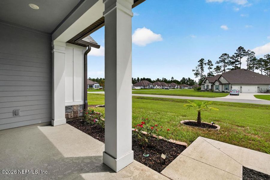 Exterior details and patio area of a home in , Hilliard (Image 35).
