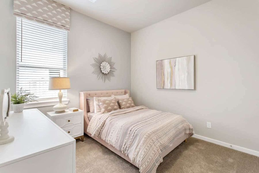 Furnished interior view inside a new home in Legacy at Lake Dunlap, New Braunfels (Image 12). Furnished interior view inside a new home in Legacy at Lake Dunlap, New Braunfels (Image 12).