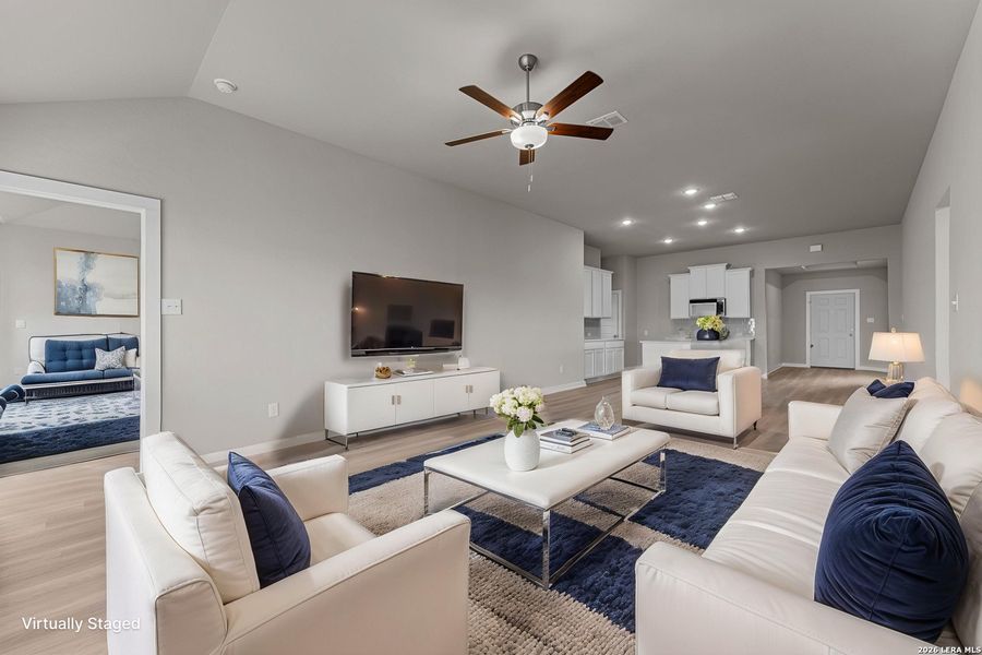 Furnished interior view inside a new home in Paloma Park, Converse (Image 10).