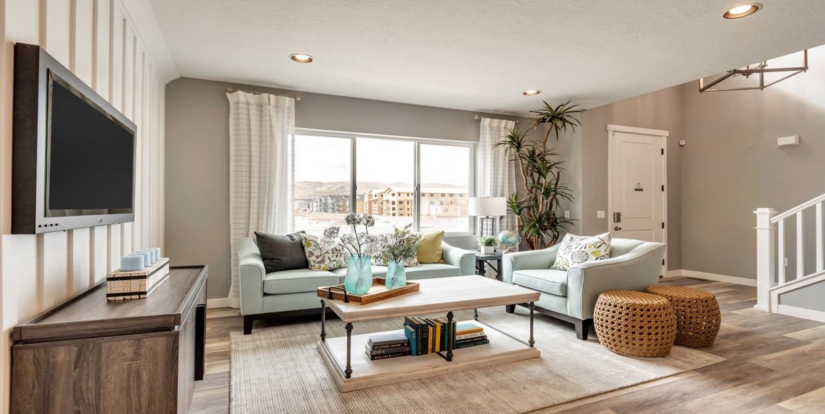 Furnished interior view inside a new home in , Salem (Image 4).