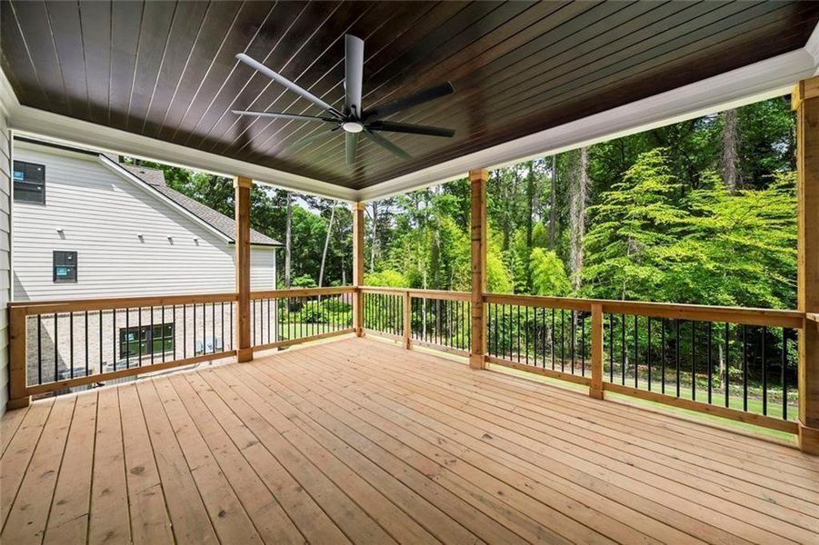 Exterior details and patio area of a home in , Atlanta (Image 30).