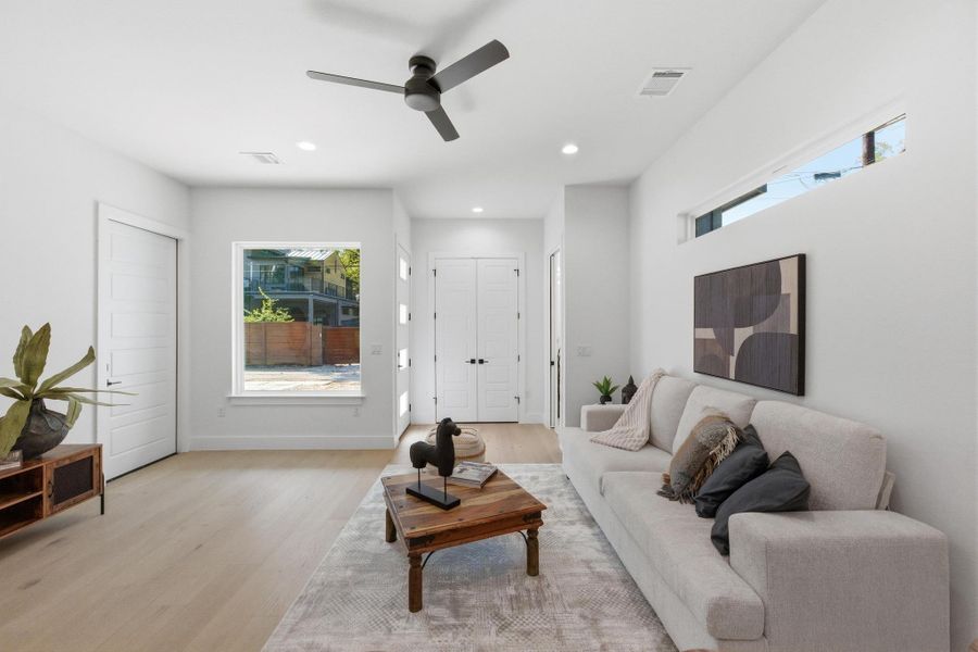 Furnished interior view inside a new home in , Austin (Image 5).