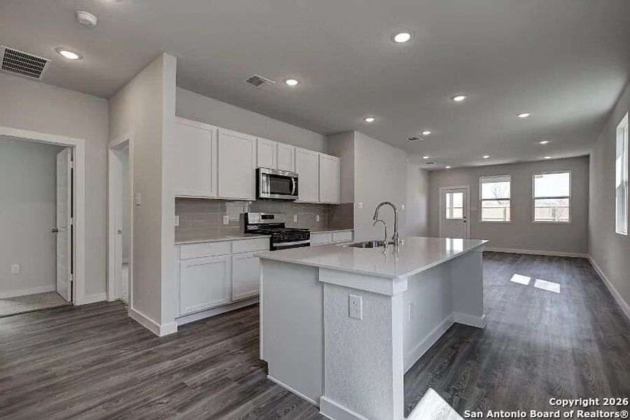 Furnished interior view inside a new home in Summerlin, San Antonio (Image 6).