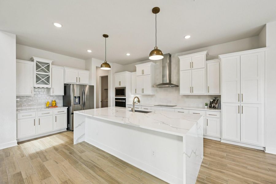 Furnished interior view inside a new home in Elyson, Katy (Image 18).