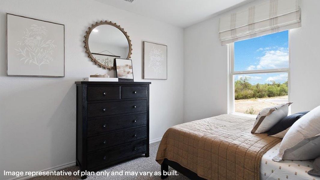 Furnished interior view inside a new home in Sereno Springs, Converse (Image 29).