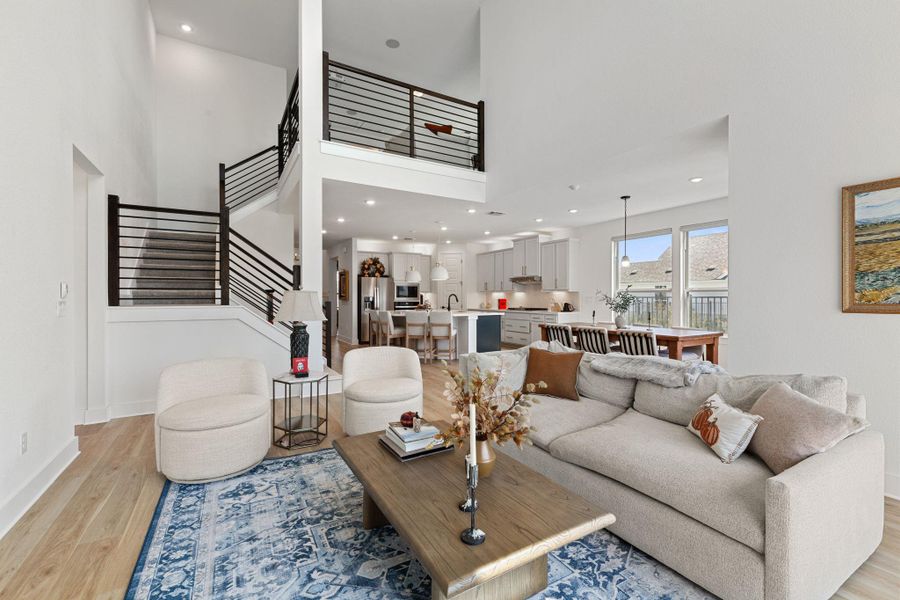 Furnished interior view inside a new home in , Austin (Image 7). Furnished interior view inside a new home in , Austin (Image 7).