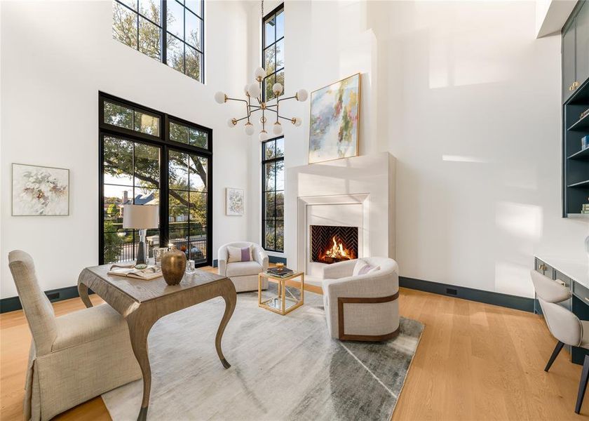 Furnished interior view inside a new home in , Dallas (Image 6).