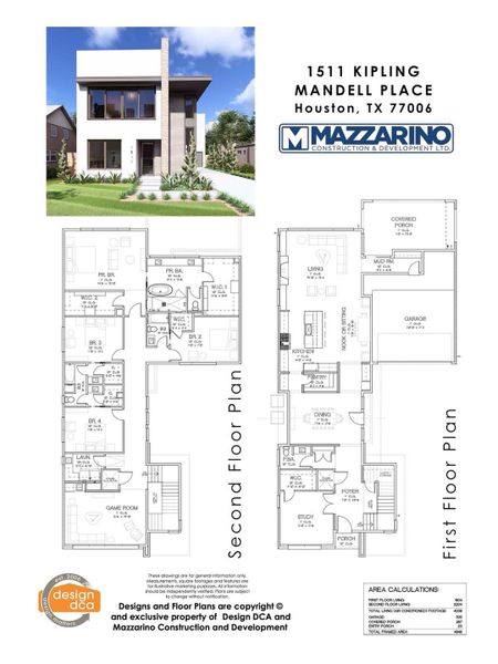 Please be aware that these plans are the property of the architect/builder designer that designed them not DUX Realty, Mazzarino Construction or 1511 KIPLING LLC and are protected from reproduction and sharing under copyright law. These drawing are for general information only. Measurements, square footages and features are for illustrative marketing purposes. All information should be independently verified. Plans are subject to change without notification.