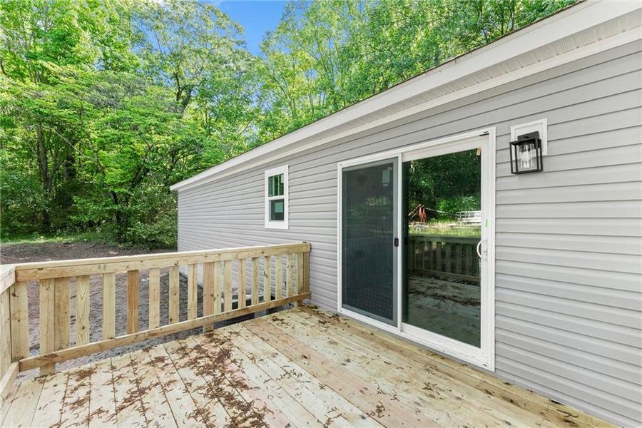 Exterior details and patio area of a home in , Talking Rock (Image 12).