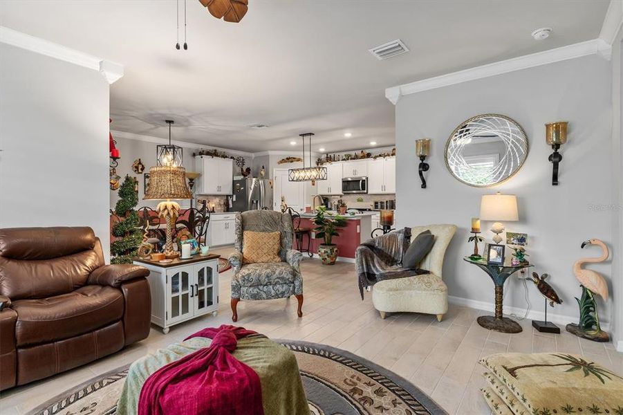 Furnished interior view inside a new home in Burnt Store Village, Punta Gorda (Image 10).
