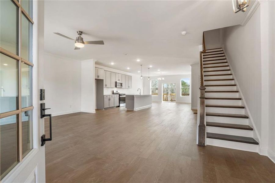 Spacious, unfurnished interior of a new home in , Sugar Hill (Image 25).