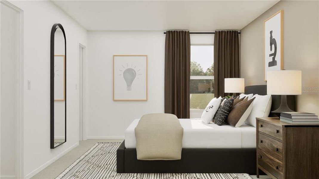 Furnished interior view inside a new home in Crosswinds, Haines City (Image 6).