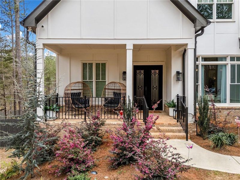 Exterior details and patio area of a home in , Bethlehem (Image 25).