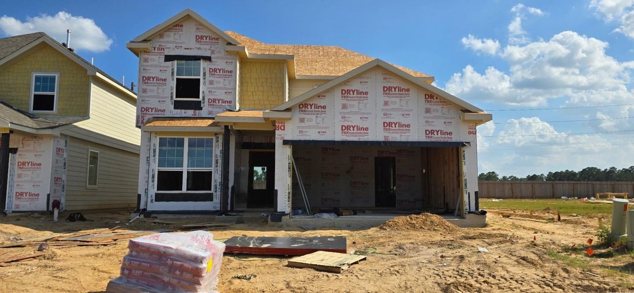 In-progress construction of a new home in Granger Pines, Conroe, TX (Image 26). In-progress construction of a new home in Granger Pines, Conroe, TX (Image 26).