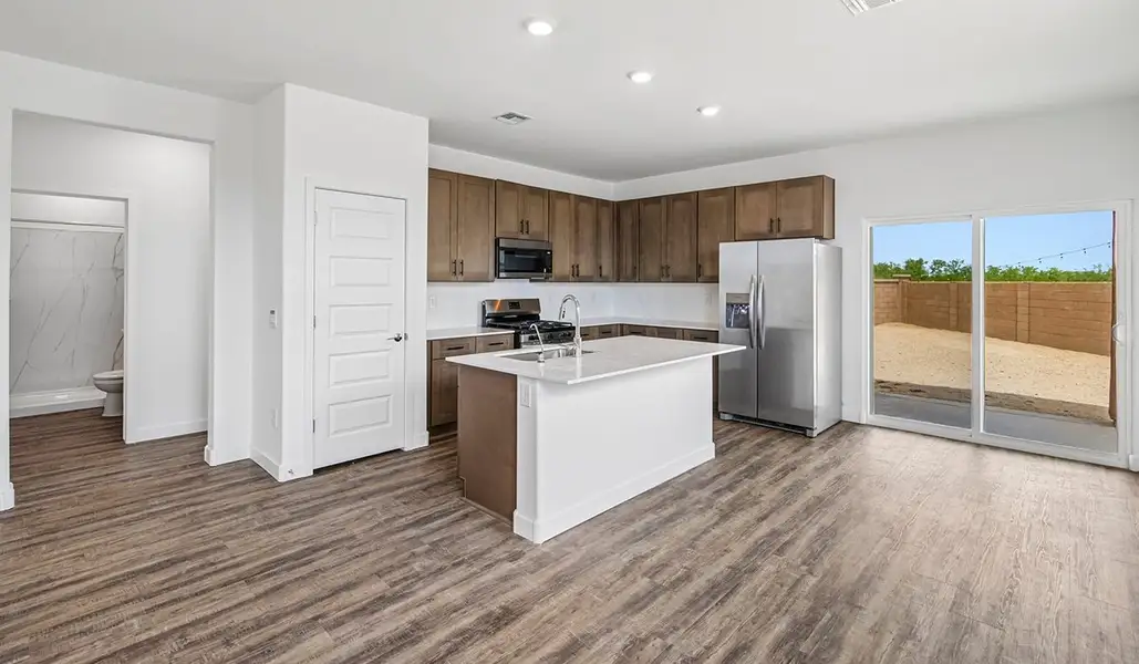 Furnished interior view inside a new home in The Oasis at Rocking K, Vail (Image 4).