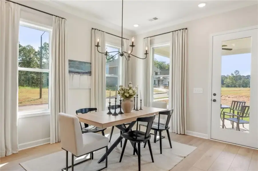Furnished interior view inside a new home in Linden Grove, Powder Springs (Image 27).