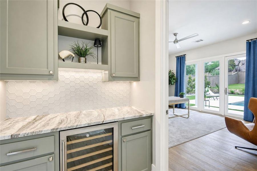 Furnished interior view inside a new home in , Colleyville (Image 12).