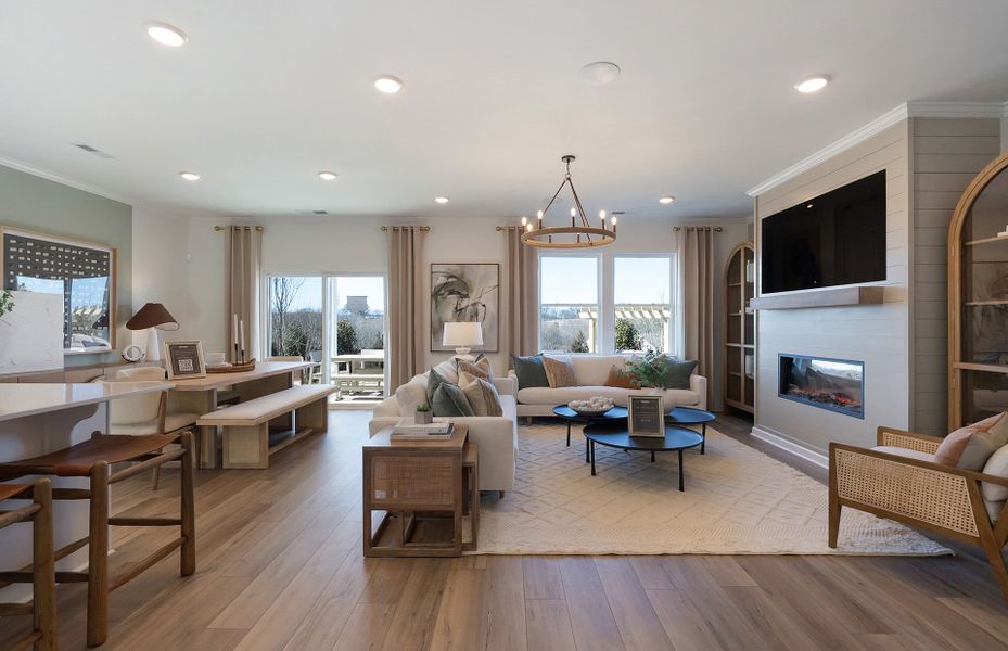 Furnished interior view inside a new home in Highlands of Carter's Station, Columbia (Image 5).