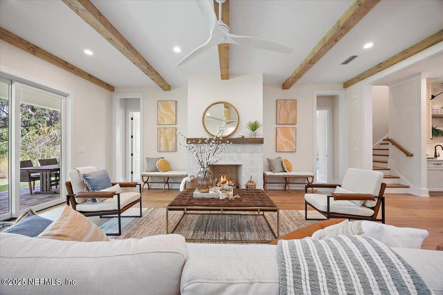 Furnished interior view inside a new home in River Landing at Nocatee (DF Luxury Homes), Ponte Vedra (Image 11). Furnished interior view inside a new home in River Landing at Nocatee (DF Luxury Homes), Ponte Vedra (Image 11).