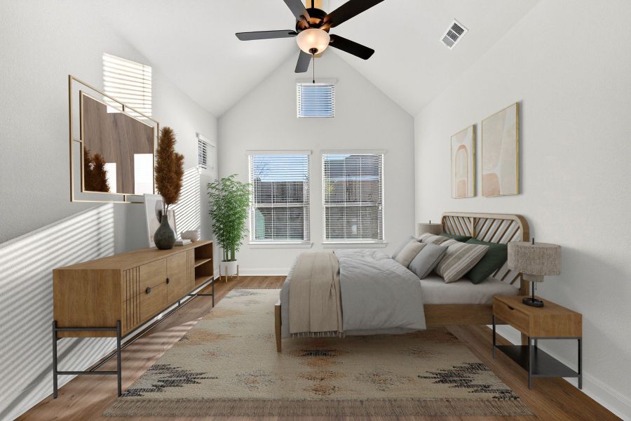 Furnished interior view inside a new home in Walsh Classic, Fort Worth (Image 7).