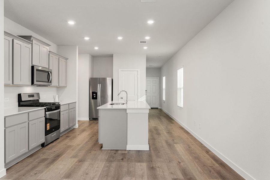 Furnished interior view inside a new home in Northpark South, Porter (Image 14).