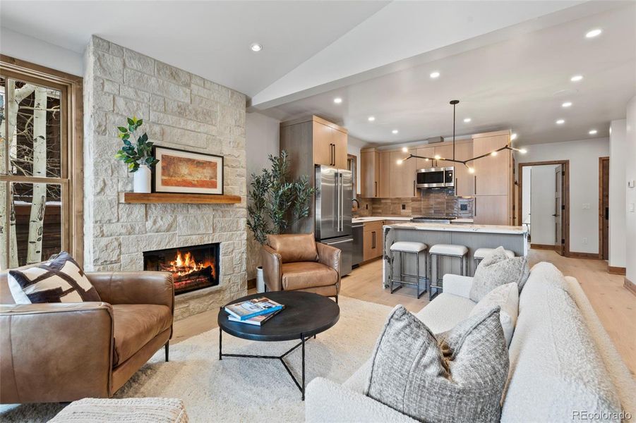 Furnished interior view inside a new home in , Breckenridge (Image 15).