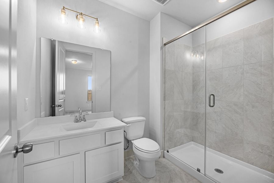 Representative furnished interior of a home built from the The Dallas by Westin Homes in Provence, Briarcliff (Image 9).