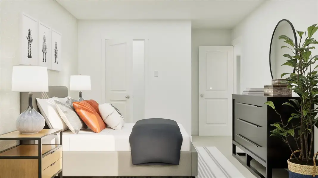 Furnished interior view inside a new home in Elm Creek: Coastline Collection, Elgin (Image 12).