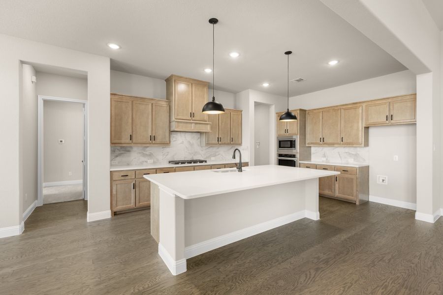 Furnished interior view inside a new home in Paloma Ranch, Justin (Image 7).