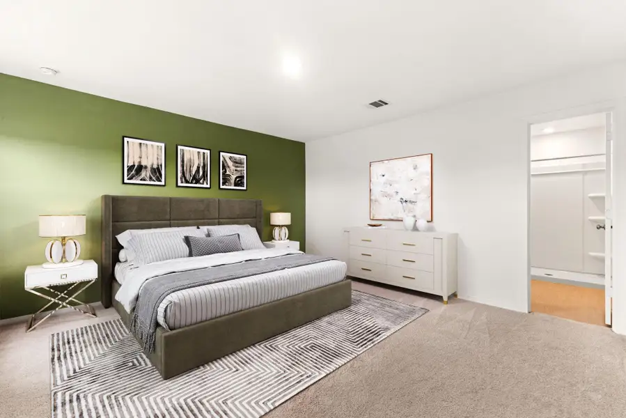 Furnished interior view inside a new home in , Katy (Image 11).