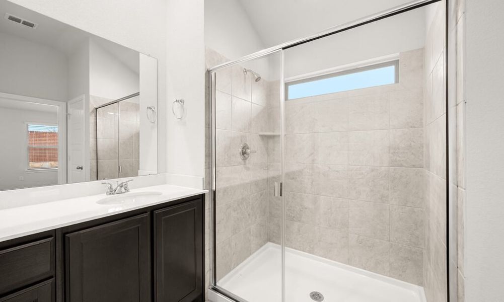 Representative exterior photo of a completed home built from the Walden II by Impression Homes in Stone Eagle, Azle, TX (Image 16).