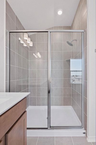 Furnished interior view inside a new home in Salerno - Classic Collection, Round Rock (Image 10). Furnished interior view inside a new home in Salerno - Classic Collection, Round Rock (Image 10).