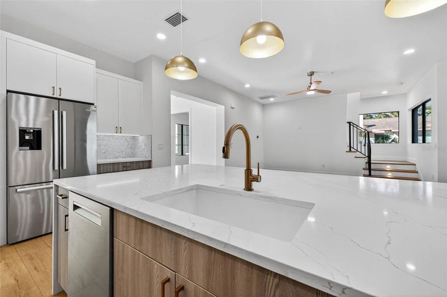 Furnished interior view inside a new home in , St. Petersburg (Image 11).