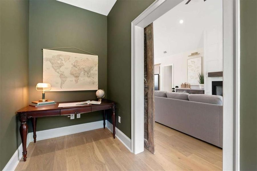 Furnished interior view inside a new home in , Roopville (Image 41).