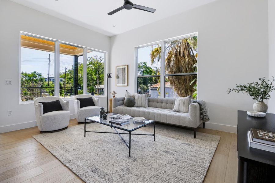 Furnished interior view inside a new home in , Austin (Image 5).