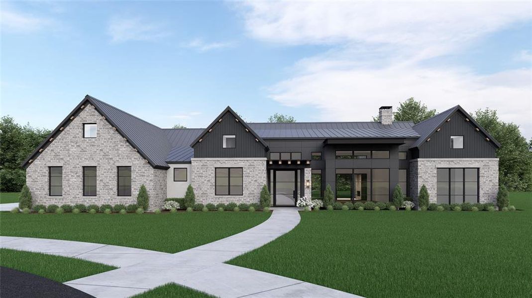 Color rendering...not of actual home