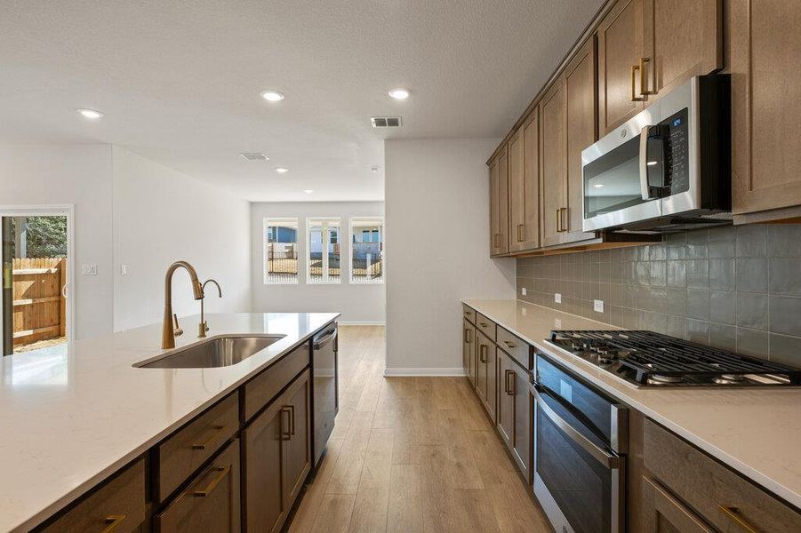 Furnished interior view inside a new home in Cannon Ranch, Dripping Springs (Image 11).