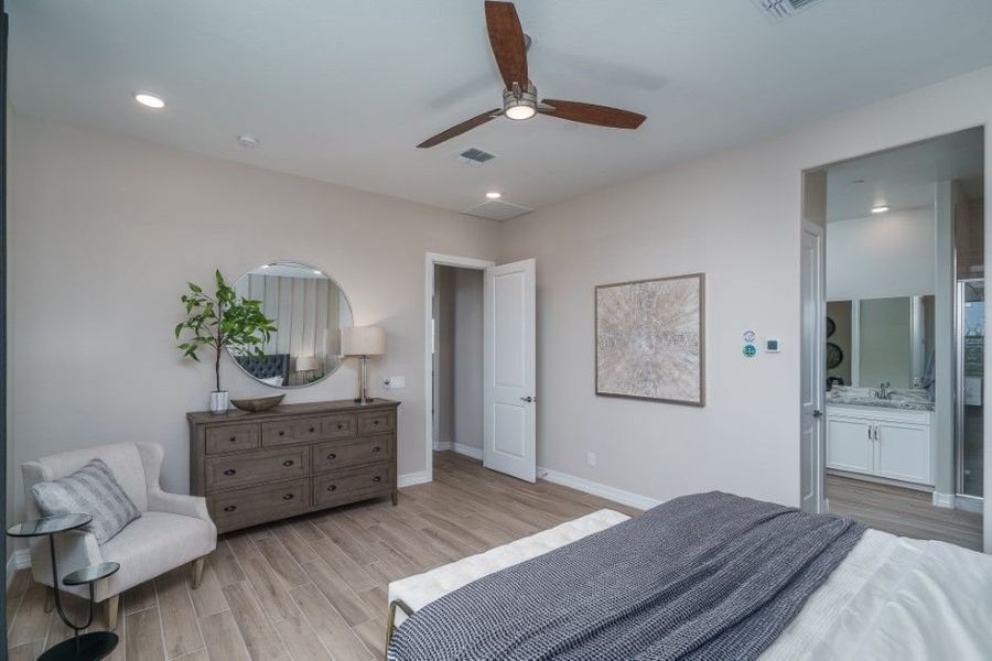 Furnished interior view inside a new home in The Ridge at Sienna Hills, Buckeye (Image 14).