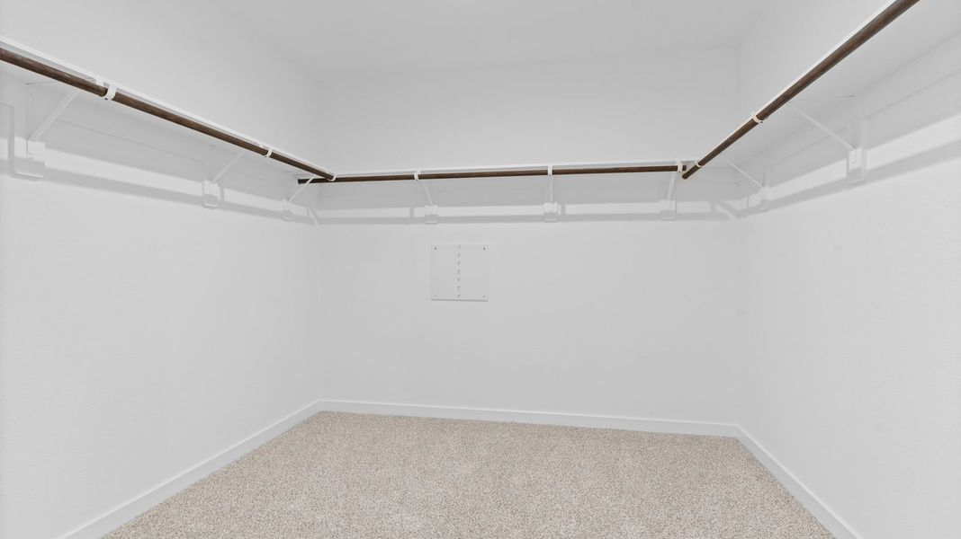 Representative unfurnished interior of a home built from the Caden by D.R. Horton in Caldwell Crossing, Iowa Colony (Image 20).