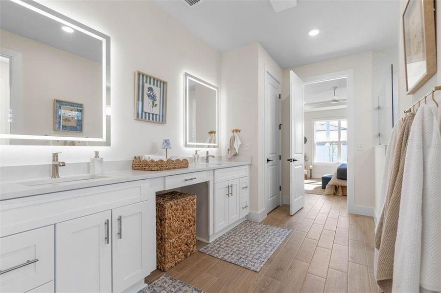 Furnished interior view inside a new home in , Palm Coast (Image 16).