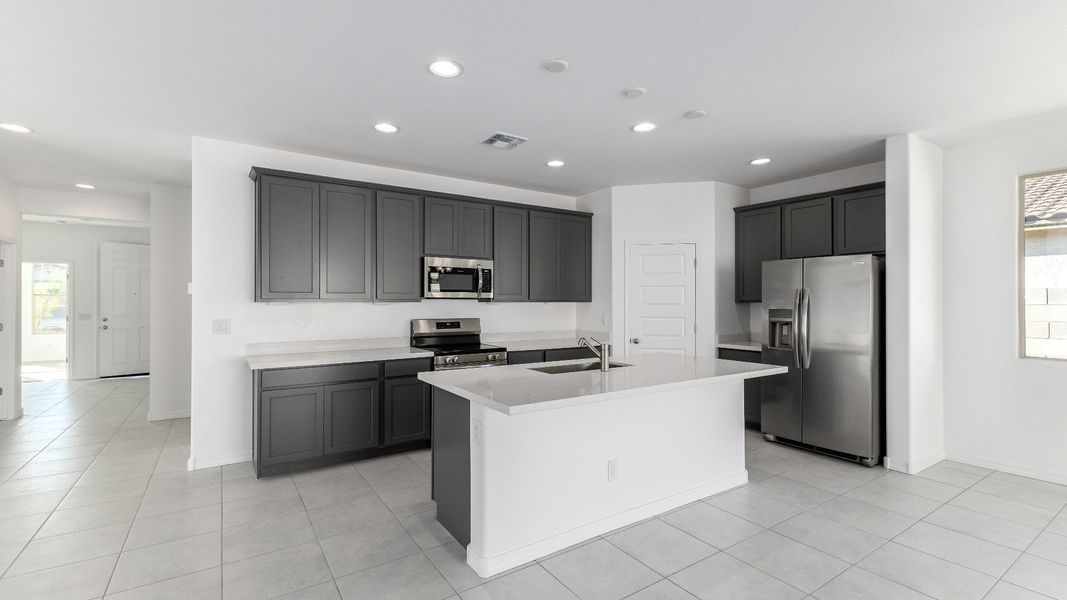 Furnished interior view inside a new home in Castillo at Anderson Parc, Buckeye (Image 7).
