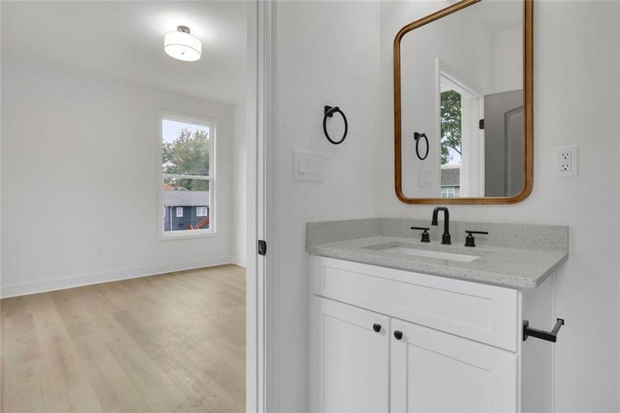 Furnished interior view inside a new home in , Atlanta (Image 37).