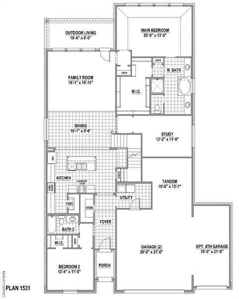 1st Level Floor plan 1st Level Floor plan