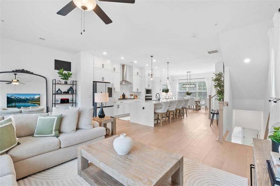 Furnished interior view inside a new home in , Roswell (Image 15).