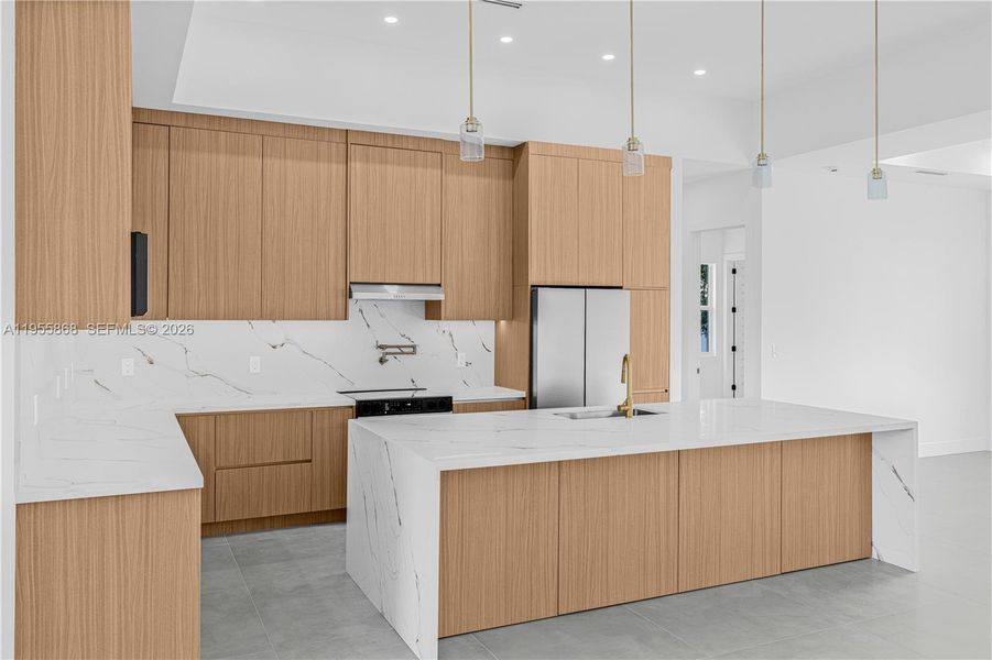 Furnished interior view inside a new home in , Cape Coral (Image 8). Furnished interior view inside a new home in , Cape Coral (Image 8).